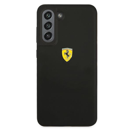 Ferrari Hardcase FESSIHCS21FBK S21 FE G990 schwarz / schwarzes Silikon