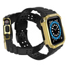 Protect Strap Band opaska z etui do Watch 7 / 6 / 5 / 4 / 3 / 2 / SE (45 / 44 / 42mm) obudowa pancerny pokrowiec na zegarek czarny