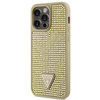 Guess GUHCP14XHDGTPD iPhone 14 Pro Max 6,7&quot; Gold/Gold Hardcase Strass Dreieck