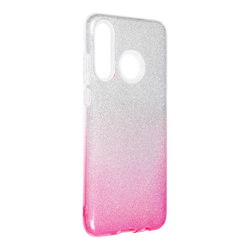 Futerał SHINING do HUAWEI P30 LITE transparent/róż