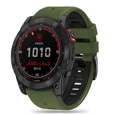 Armband für GARMIN FENIX 3 / 5X / 3HR / 5X PLUS / 6X / 6X PRO / 7X Tech-Protect IconBand grün und weiß