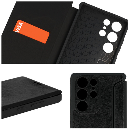 Kabura Razor Leather Book do Xiaomi Redmi Note 12 Pro Plus czarna