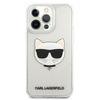 Oryginalne Etui IPHONE 13 PRO MAX 6,7" Karl Lagerfeld Hardcase Choupette Head KLHCP13XCTR transparentne