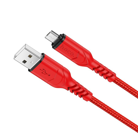 HOCO kabel USB do Micro 2,4A VICTORY X59 1 m czerwony