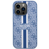 Guess GUHMP14LP4RPSB iPhone 14 Pro 6,1" blau/blaues Hardcase 4G bedruckte Streifen MagSafe