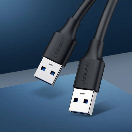 Ugreen kabel przewód USB 3.0 (męski) - USB 3.0 (męski) 2m szary (10371)