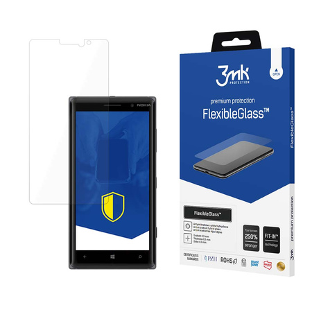 Nokia Lumia 830 Glas - 3mk FlexibleGlass™