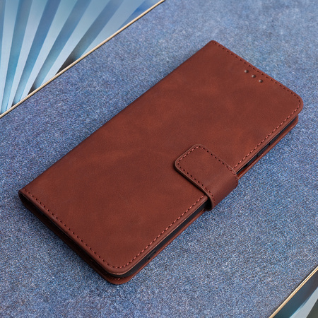 Etui Smart Velvet do Xiaomi Redmi Note 13 4G brązowe