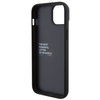 BMW BMHCP15M22PTDK iPhone 15 Plus 6,7&quot; schwarz/schwarzer Lederstempel Tricolor