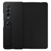 Samsung Leather Flip Cover Pouch Case for Samsung Galaxy Z Fold 3 Flip Cover Stand Black (EF-FF926LBEGWW)