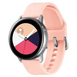 SILIKONOWA OPASKA DO SMARTWATCH 20MM UNIWERSALNA, LIGHT PINK / J. RÓŻOWY