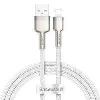 Baseus Cafule Series Metal Data Cable USB to IP 2.4A 1m White