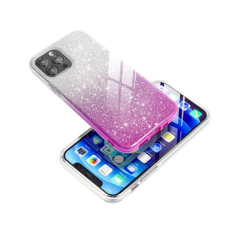 Futerał SHINING do IPHONE 7 / 8 transparent/róż