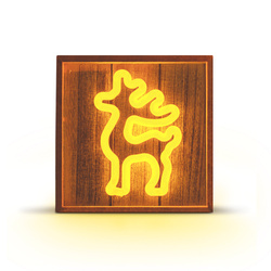 Neon Wood Frame LED RENIFER biały ciepły FLNW01 Forever Light