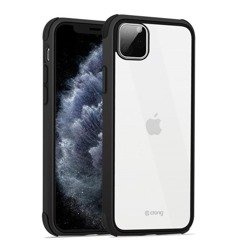 Crong Trace Clear Cover - Etui iPhone 11 Pro (czarny/czarny)