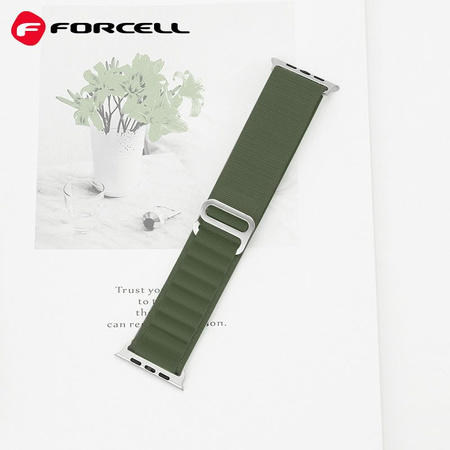 FORCELL F-DESIGN FA13 pasek / opaska do Apple Watch 42/44/45/49mm zielona