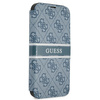 Guess etui do iPhone 13 Mini 5,4&quot; GUBKP13S4GDBL niebieski book case 4G Stripe