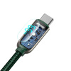 Baseus Display Cable USB to Type-C, 66W, 2m (green)