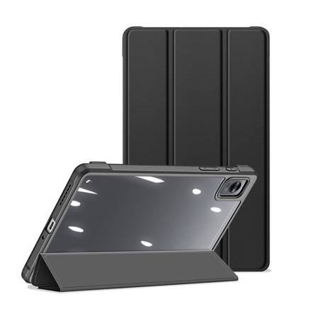 Dux Ducis Toby Armored Flip Smart Case für Realme Pad Mini mit Stifthalter Schwarz