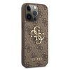 Guess GUHCP13L4GMGBR iPhone 13 Pro / 13 6,1" brązowy/brown hardcase 4G Big Metal Logo