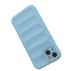 Magic Shield Case Hülle für iPhone 14 Plus flexible Panzerhülle hellblau