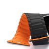 Dux Ducis Strap (Armor Version) Armband für Apple Watch SE, 8, 7, 6, 5, 4, 3, 2, 1 (41, 40, 38 mm) Magnetisches Silikonband Armband Schwarz Orange