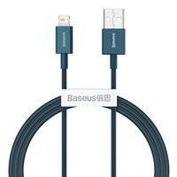 Baseus Superior kabel USB - Lightning 2,4A 1 m Niebieski (CALYS-A03)