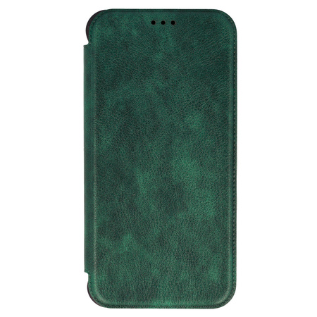 Kabura Razor Leather Book do Samsung Galaxy A13 4G ciemnozielona