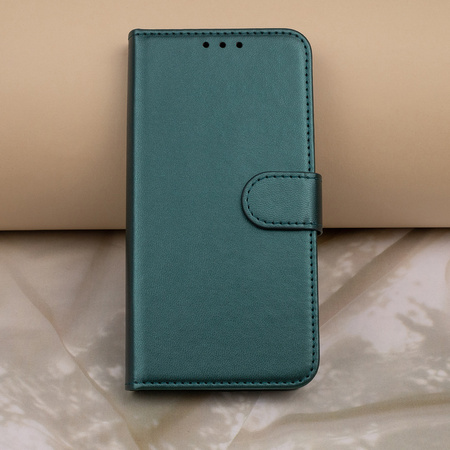 Etui Smart Classic do Xiaomi Redmi 13 4G / 13 5G ciemnozielone