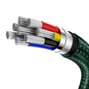 Baseus Cafule Series Metal Data Cable Type-C to Type-C 100W 2m Green