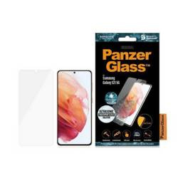 Gehärtetes Glas 5D SAMSUNG GALAXY S21 PanzerGlass E2E Microfracture Case Friendly Finger Print AntiBacterial schwarz