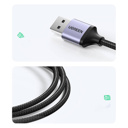 Ugreen multifunctional adapter HUB USB 3.0 - 3 x USB / Ethernet RJ-45 / USB Type C PD gray (CM475)