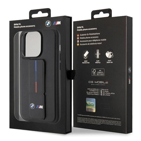 BMW Grip Hot Stamp case for iPhone 15 Pro Max - black