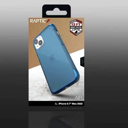 Raptic X-Doria Air Case etui iPhone 14 Plus pancerny pokrowiec niebieski