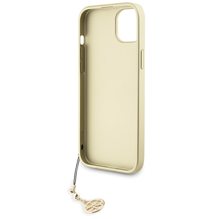 Guess 4G Charms Collection case for iPhone 15 Plus - gray