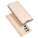 Dux Ducis Skin Pro Bookcase type case for Samsung Galaxy S22 Ultra golden