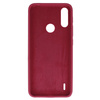 Silicone Lite Case do Motorola Moto E7 Power/E7i Power bordowy