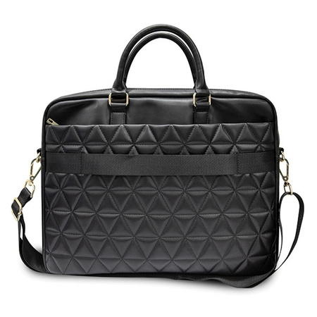 Guess Quilted Computer Bag - Torba na notebooka 15" (czarny)