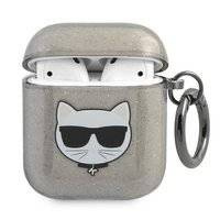 Karl Lagerfeld KLA2UCHGK AirPods cover czarny/black Glitter Choupette