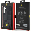 Oryginalne Etui FERRARI hardcase Carbon Stitched Bottom FEHCS24MN3PUK do Samsung Galaxy  S24 Plus Czarny