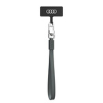 Audi uniwersalna smycz do telefonu 28cm 10mm Leather szary/gray AU-HSLSL-GT/D1-GY