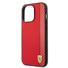 Ferrari FESAXHCP13XRE iPhone 13 Pro Max 6,7" czerwony/red hardcase On Track Carbon Stripe