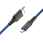 Borofone Kabel BX67 - USB na Micro USB - 2,4A 1 metr niebieski