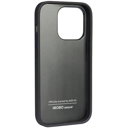 Audi Genuine Leather iPhone 14 Pro 6.1&quot; black/black hardcase AU-TPUPPCIP14P-Q8/D1-BK