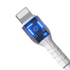 Devia kabel Kintone USB-C - Lightning 1,0 m 27W 3A biały