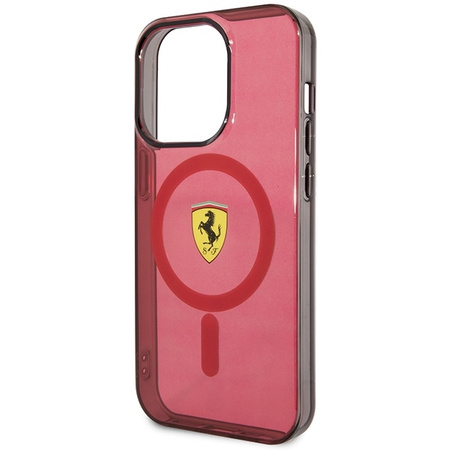 Ferrari FEHMP14XURKR iPhone 14 Pro Max 6.7" red/red hardcase Translucent Magsafe