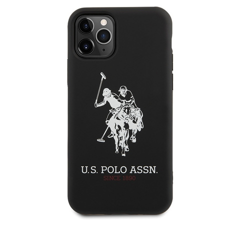 US Polo USHCN65SLHRBK iPhone 11 Pro Max czarny/black Silicone Collection