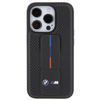 BMW Grip Stand Smooth & Perforated case for iPhone 15 Pro - black