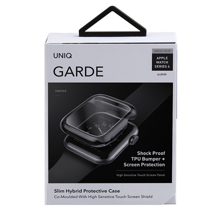 UNIQ etui Garde Apple Watch Series 5/4 44MM szary/smoked grey