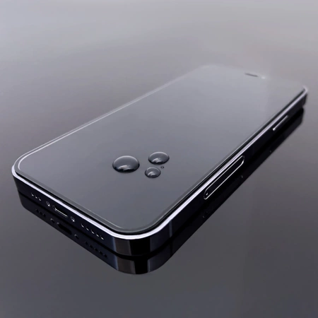 Wozinsky Full Cover Flexi Nano Glass gehärtetes Glas für iPhone 14 Pro flexibel mit schwarzem Rahmen